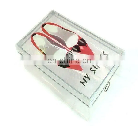 color plastic shoe box