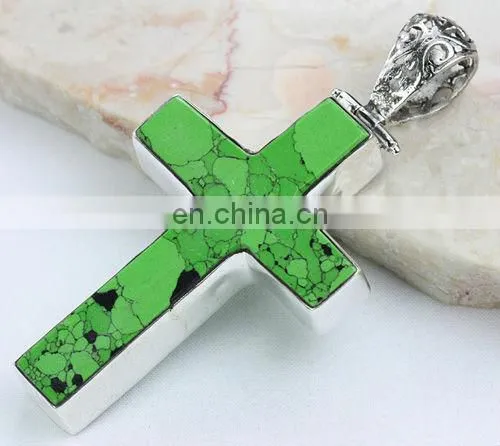 New 92.5 Sterling Silver Christian Cross Necklace Pendant Charm