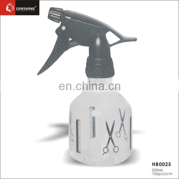 beauty salon products high quality elegant design plastic water bottle