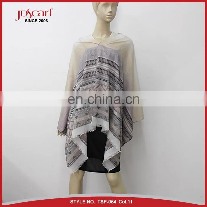 Women 100% polyester multicolor pashmina hijab scarf