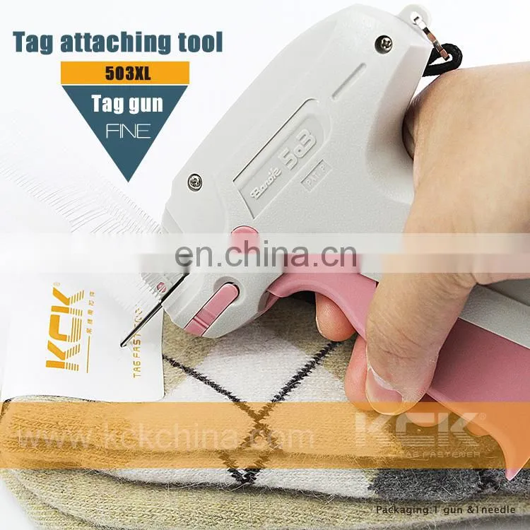 Tag guns for garment accessories tag fasteners