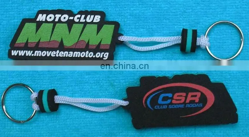 custom eco-friendly cheap floating key chain
