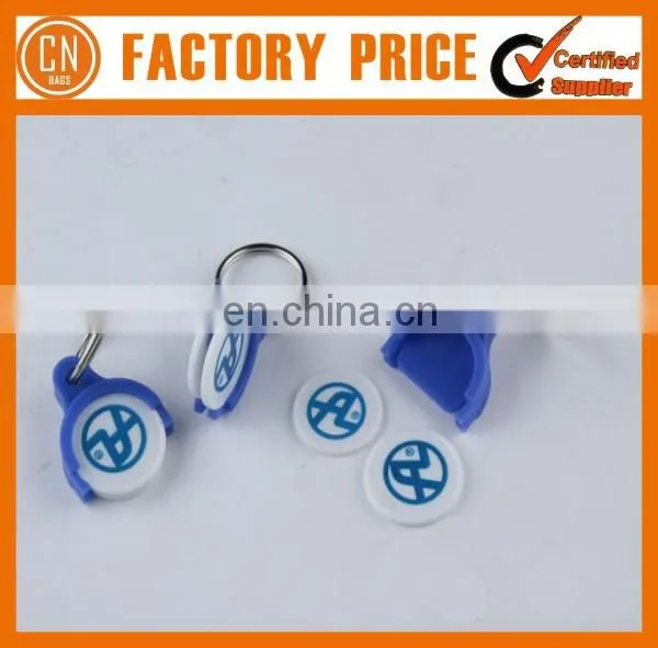 Promotion Custom Plastic Trolley Coin