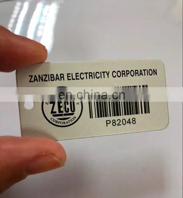 High quality outdoor metal barcode tag