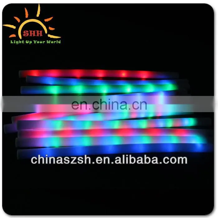 battery operated LED glowing swimming pool foam floats sticks