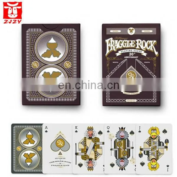 custome plastic coated playing card