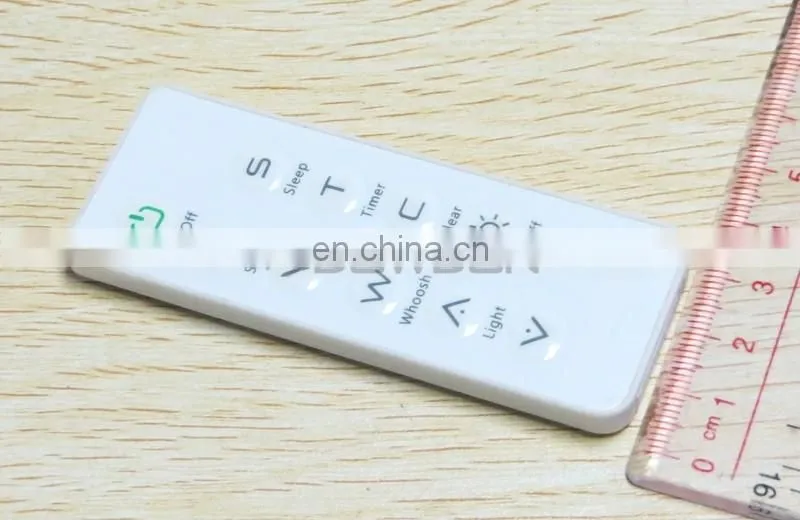 Mini 10 Bubble Waterproof Slim Card Key IR Remote Control for Air Conditioner