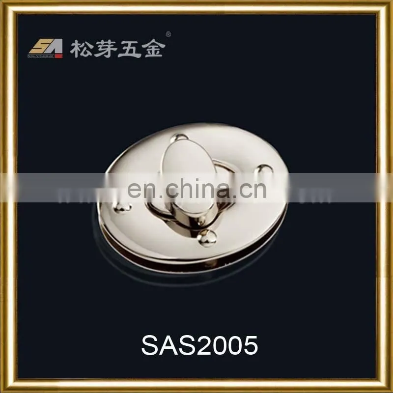 Zinc Alloy Turn Lock Button, Custom Turning Button Lock, Plated Turn Button Lock