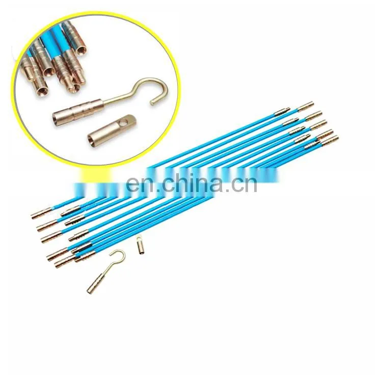 Fiberglass wall floor running cable rod