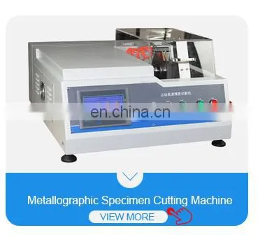 Manual metallurgical laboratory equipment with cooling system suppliers