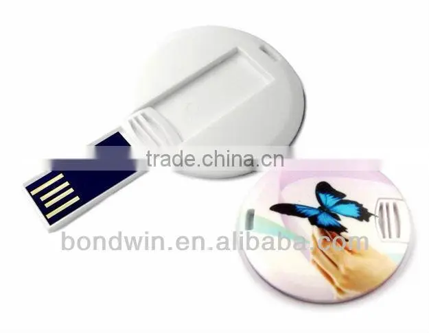 round shape usb memory stick