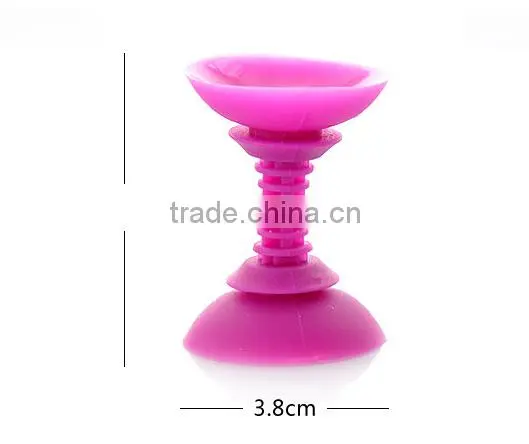 Attractive 180 Degree Rotating Dual Head Silicone Holder Function Sucker Cable Winder