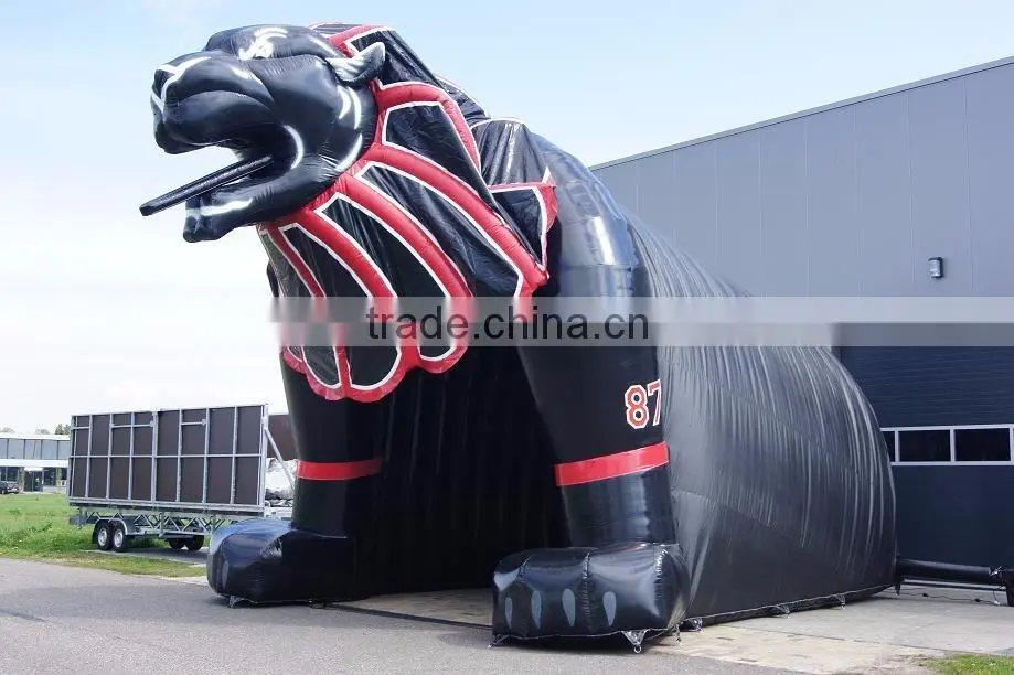 Animal type giant inflatable tunnel tent for promotion/advertisement in sell