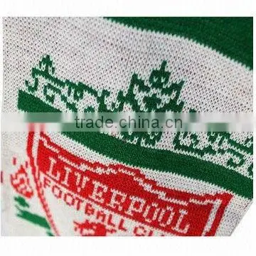 Club Soccer Scarf ,Knitted Football Fans Scarf