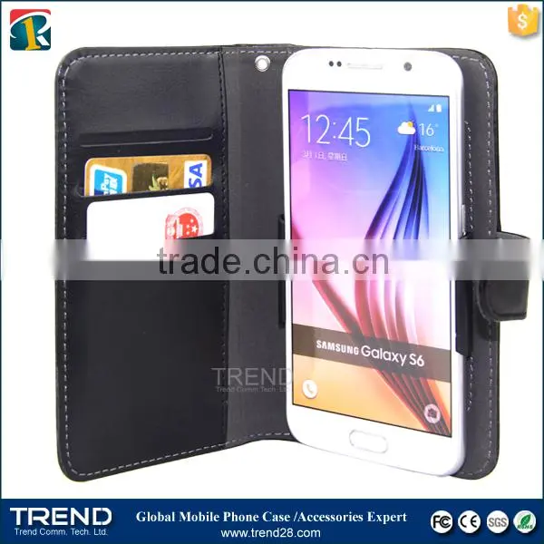 Alibaba express universal magnetic wallet leather case for samsung