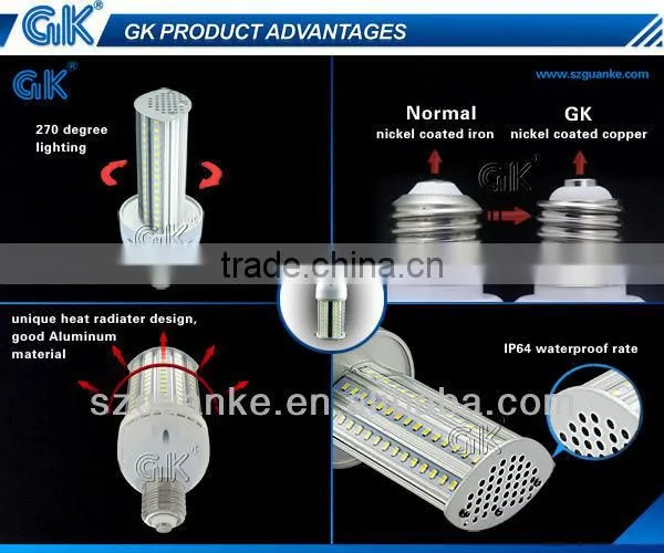 smd 100lm/w ip64 45w 4600lm led garden post lamp