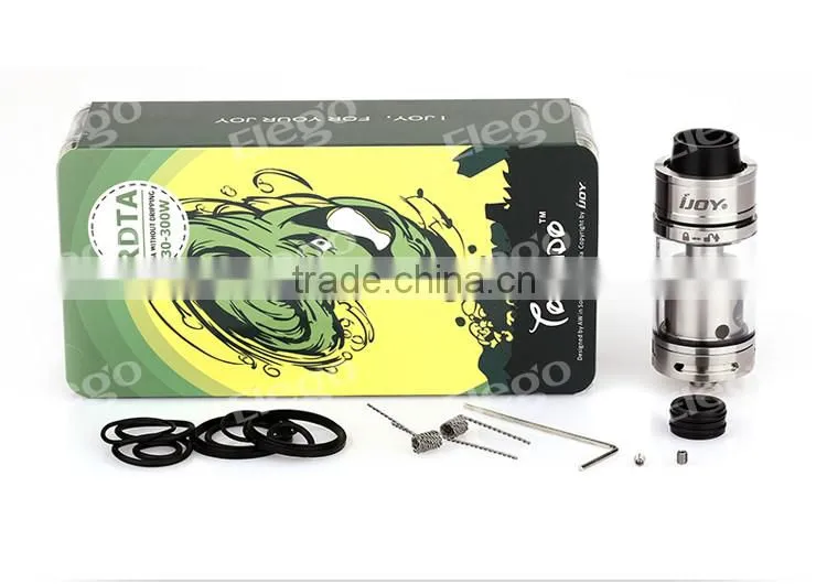 2016 Hot selling IJOY Tornado RDTA 5ml Tank With two post Tornado RDTA