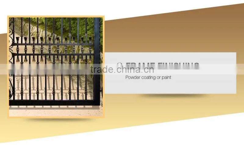 Top manufacturer classical design garden gate iron gate