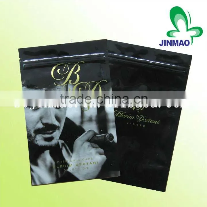 Aluminum foil back sealed small plastic bags for drugs