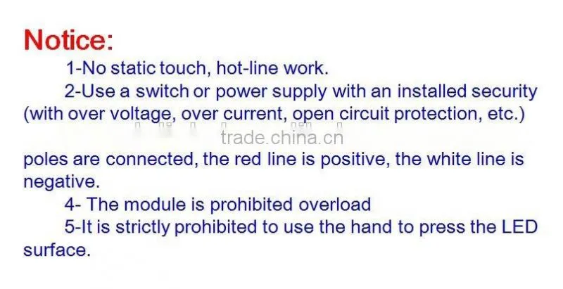 led module 5730 CE and Rohs certification Korea Samsung Injection 3 leds module with140 degree lens