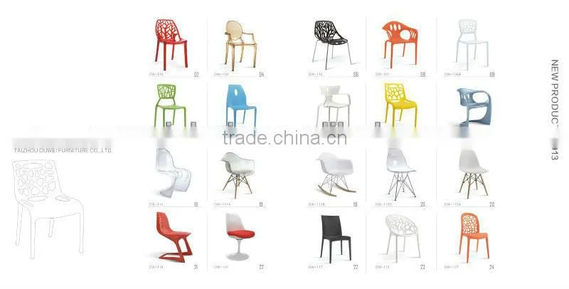 Armless Plastic Chair With Great Quality