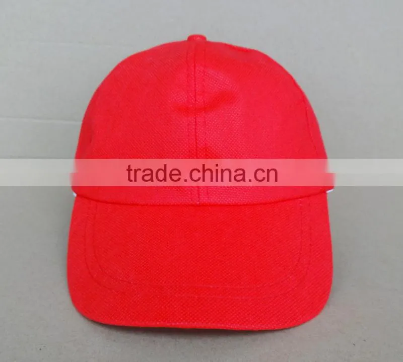 manufacture 5 panel red promotion hat