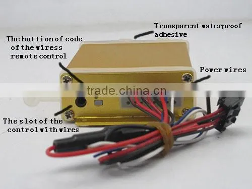 Waterproof with 2.5inch remote control for motorcycle mp3 player