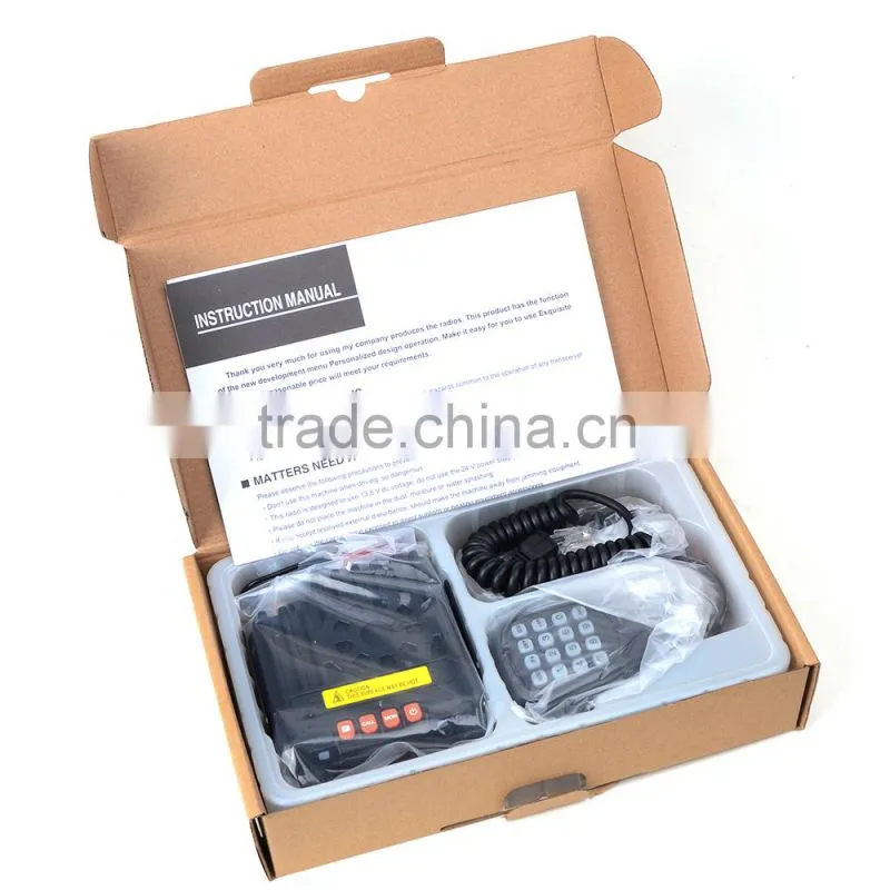 New arrival! Juentai JT-6188 plus Mini Dual Band Mobile radio Outpower VHF25W UHF20W Frequency 136-174&400-480Mhz walkie talkie