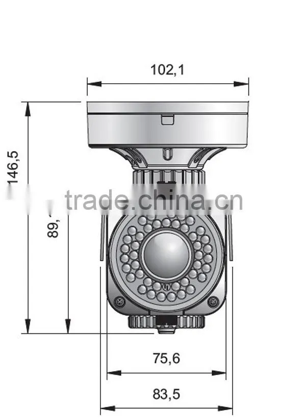 Security Network Night Vision Megapixel Bullet CVI High Definition CMOS 720P HD CVI CCTV Camera