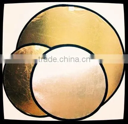 ET-60 photography lighting reflectors silver&gold 60cm 2 in 1 foldable photo Studio Reflector board