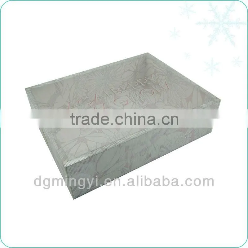 printed clear pvc paper box