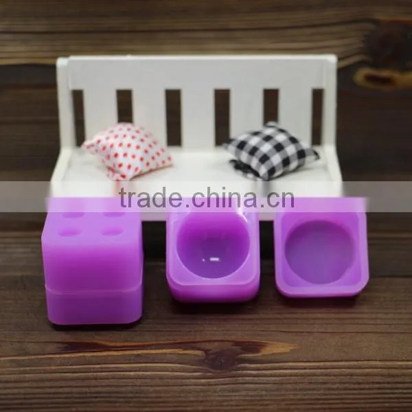 Square 9ml silicone container bho extracts silicone dab jar silicone oil container