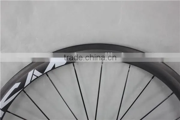 Wide carbon fiber wheelset 40mm carbon clincher wheelset W40C
