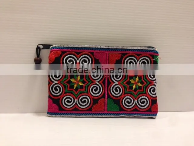 Thailand handmade embroidery Hmong cosmetic , Mobile purse Hotsell