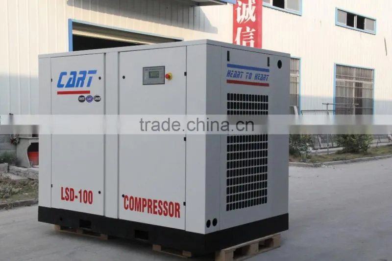 LSD-125 China factory supplier high energy efficiency air compressor screw