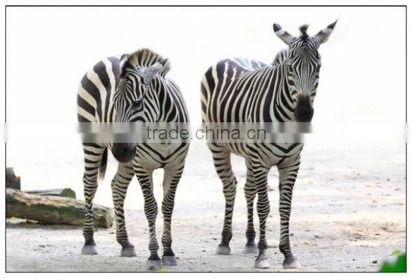4 meters life size animatronic emulation realistic robotic animal zebra