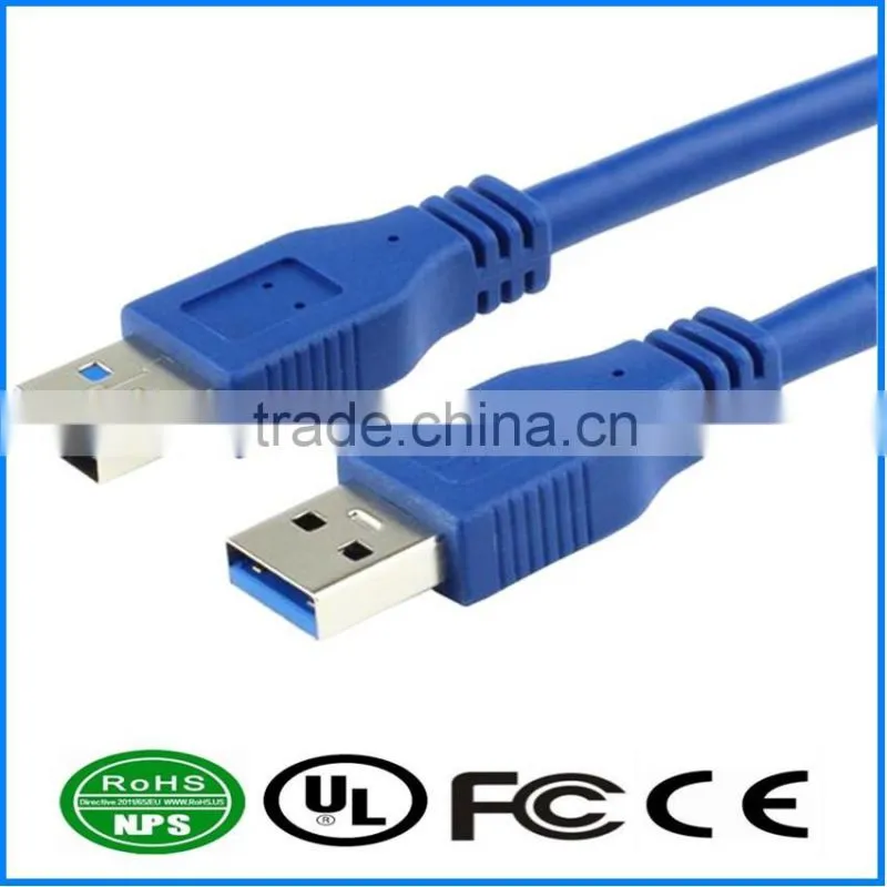 USB3.0 AM To AM Cable Highspeed Connecting Datawire Copper Core For PC Computer Cable