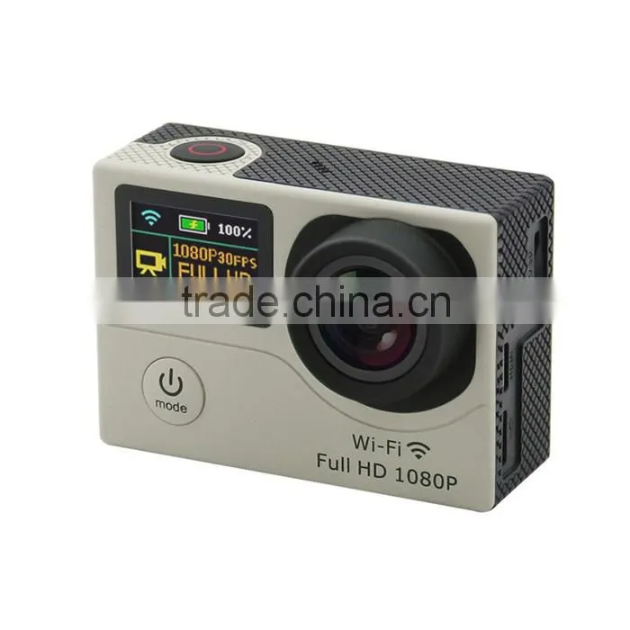 2.0" LCD+0.95" OLED dual screen WiFi 1080p full HD sport camera