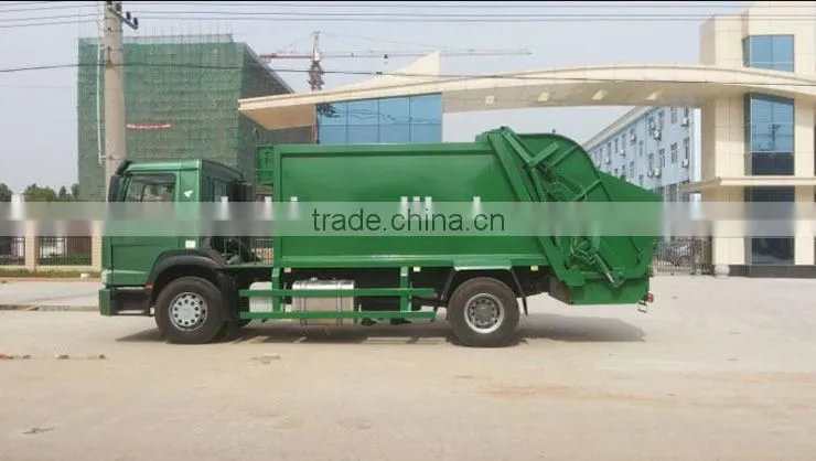 Howo compactor garbage truck 10 m3, compactor garbage truck, 10000 liter garbage collection truck