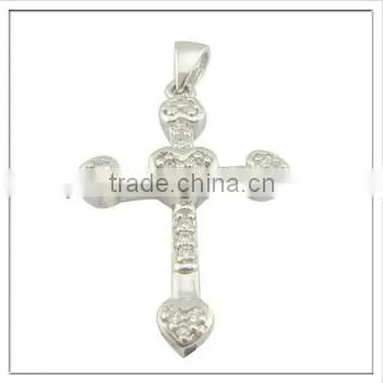 2014 silver cross pendant/silver jewelry pendant