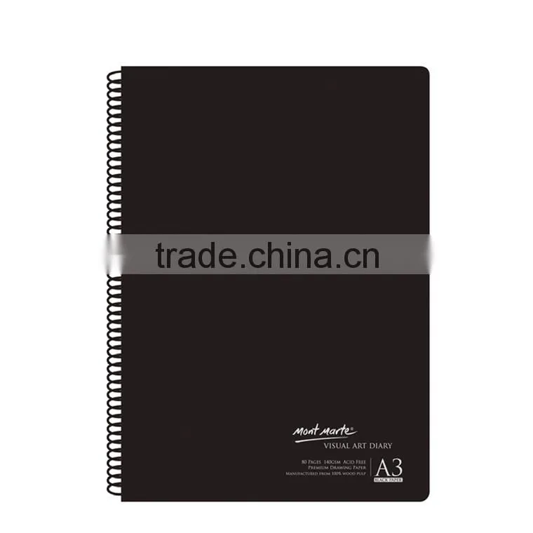 2015 NEW High Quality A3 140gsm 80 Pages Visual Art Diary