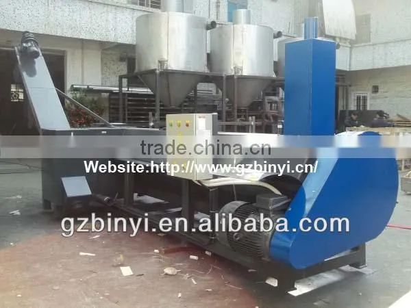 PET flakes,PP, label, sinked& floating plastic separator &separating tank plant