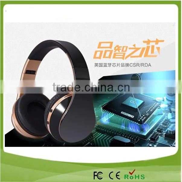 For bluetooth soloed HD super bass sound headphone
