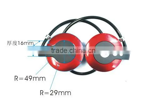Fashion Super Mini wireless neckband sport Bluetooth Stereo Headset in 2014