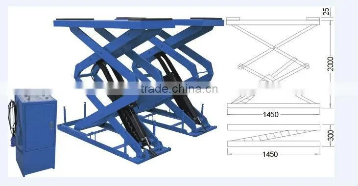 heavy duty truck lifts/stationary scissor lift