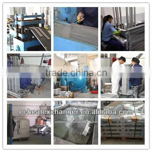 side by side combi heat exchanger for compressor