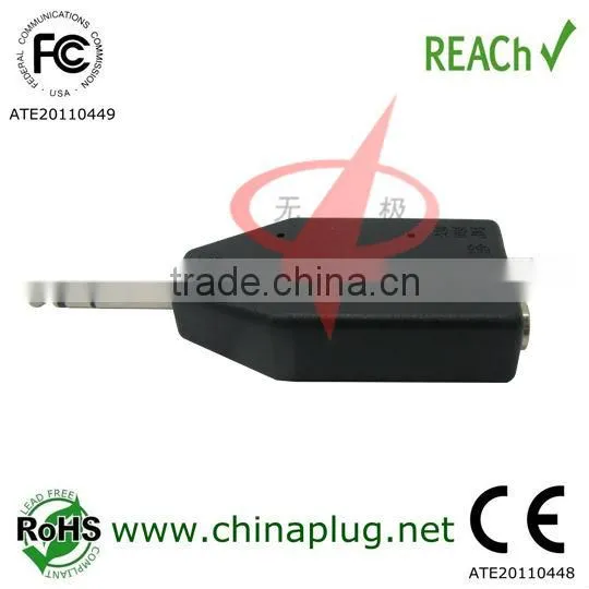 6.3 to 3.5 dc power jack plug adapter 19v