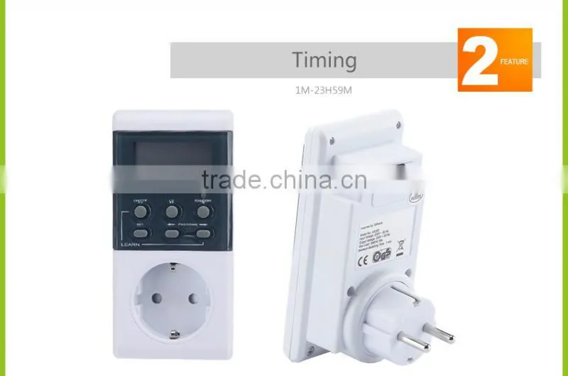 single phase lamp hour electrical timer, digital day event electrical timer switch outlet