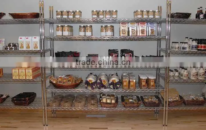 Stainless Steel Wire Shelving for Hospital Storage Use