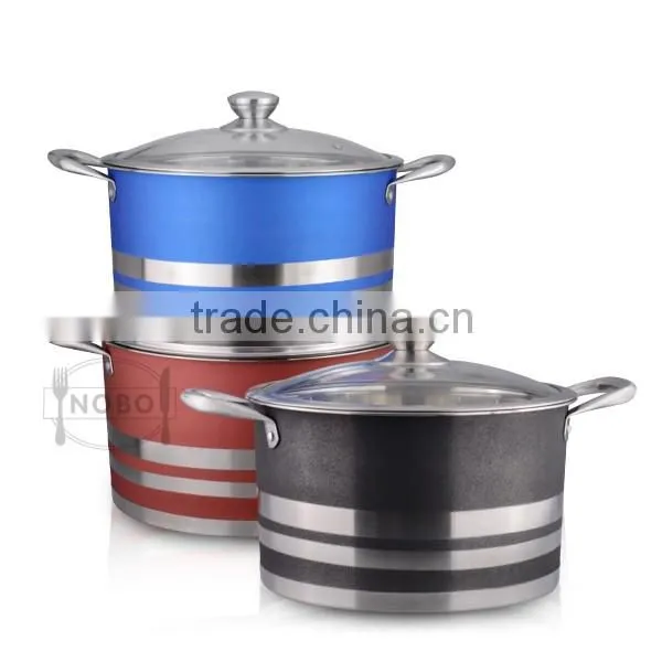 steel handle cookware sets for cooking Food